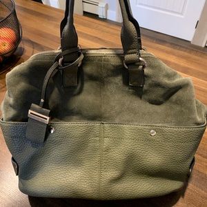 Moda luxe army green satchel